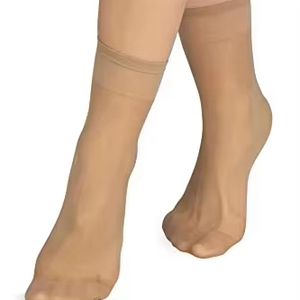 NOQ Calzini da donna alla caviglia, tinta unita, 15 <span class=keywords><strong>DEN</strong></span>, traspiranti, sottili, opachi, senza pressione, comodi, taglia unica, due paia - Product Image 2