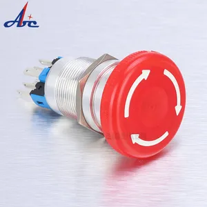 Nhà Máy Giá thấp 16 mét không thấm nước IP65 push button chuyển với chiếu sáng LED