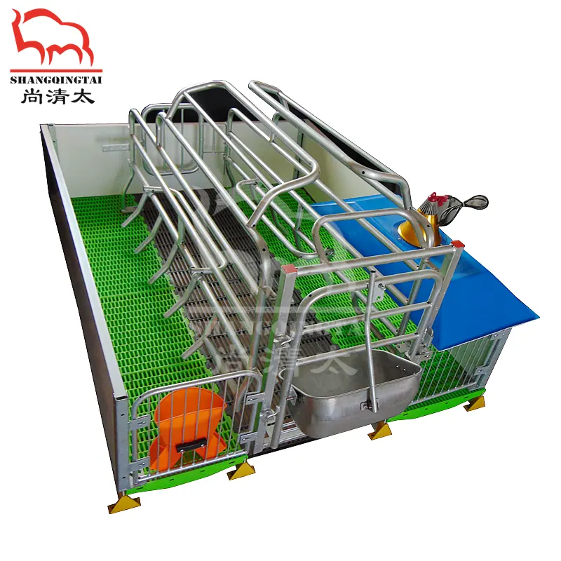 Pig Farrowing Crate Pig Pen Nhà Xây Dựng Trang Trại Pig Trang Trại Đầy Đủ Thiết Bị Nhà Máy Bán Buôn Tùy Chỉnh Piggery Thiết Bị