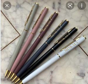 2023ギフトプロモーションボールペンカスタマイズロゴブラックホワイトスリムメタルボディツイストボールペン - Product Image 3