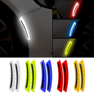 自動ボディステッカーキット強い反射車ステッカーバックミラーとサイドドアハンドル用スクラッチプロテクター - Product Image 6