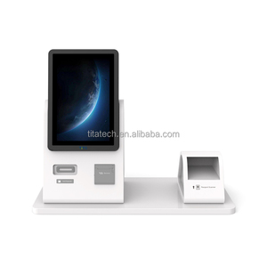 Máy Kiểm Tra Tự Phục Vụ Khách Sạn Với Bộ Phận Phân Phối Thẻ Và Máy In K80 Của Khách Hàng - Product Image 5