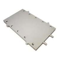 Plaque de refroidissement par eau en aluminium de haute puissance et haute précision personnalisée OEM/ODM refroidisseurs refroidis par liquide services d'usinage de plaque froide