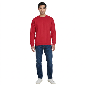 <b>High</b> Quality Custom Sweatshirts for Men and Women Cotton Crew Neck Plain Design With Digital Printing Thick Winter Sweatshirts - Product Image 1