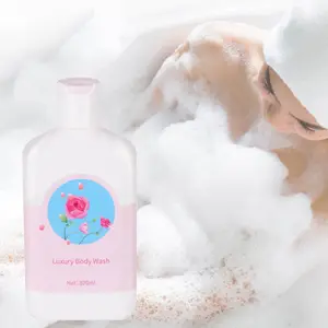 Bulk Body Wash Wreedheid-Vrij Diepe Reiniging Whitening En Niacinamide Rose Kruidenbody Wash Private Label