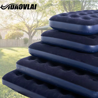 Matelas Gonflable Robuste Queen Size Facile à Ranger, Matelas Pneumatique Gonflable Queen de 24 Pouces, Lit Gonflable Queen Size
