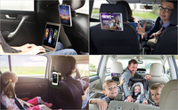 Appui-tête de voiture XGear, support à repose-tête de tablette, Compatible avec les Smartphones/tablettes/interrupteurs, 4-12.9 pouces, nouveau Design