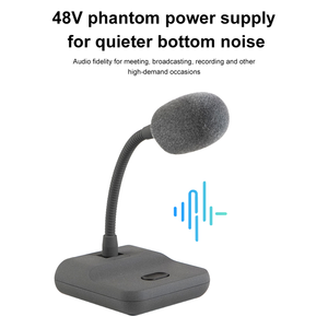 Microphone à col de cygne professionnel Gooermi pour podium, diffusion de <span class=keywords><strong>nouvelles</strong></span> et enregistrement en studio - Product Image 4