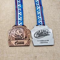 Vente en gros de médailles sportives en métal personnalisables écologiques 3D pour la natation, le marathon et la course à pied, en alliage de zinc or/argent/bronze