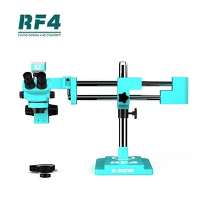 <span class=keywords><strong>Microscopio</strong></span> Trinocular con Zoom RF4 RF7050TVW-2KC2+144 7-50X con Cámara 2KC2 y Soporte Giratorio <span class=keywords><strong>de</strong></span> Doble Brazo para Mantenimiento Electrónico <span class=keywords><strong>de</strong></span> Teléfonos - Product Image 6