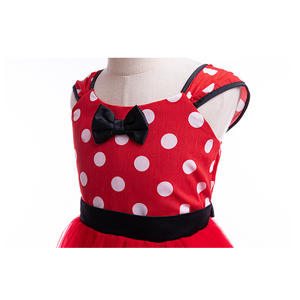 Vestido de Tul con Capas de Malla Estilo <span class=keywords><strong>Minnie</strong></span> para Niñas, Cuello Redondo, Ropa para Actuaciones, Diseño Dulce de Dibujos Animados para Todas las Niñas - Product Image 5