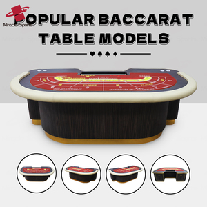 Wholesale Professional Tri-<strong>Card</strong> Poker <strong>Table</strong> with Modern Classic Wood Design for Casino Entertainment - Product Image 2