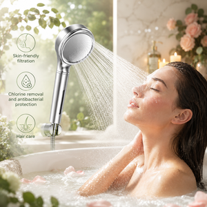 <span class=keywords><strong>Filtre</strong></span> de Douche Portable au Charbon Actif Best-Seller pour Eau Dure, Chlore, KDF et Vitamine C - Product Image 3