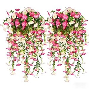 Guirlande murale artificielle Jinyi en tissu plastique, motif volubilis, pour décoration intérieure, mariages et fêtes - Product Image 1