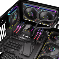 Refroidisseur de processeur liquide Gamer-X 240/360 mm, refroidissement par eau pour PC, radiateur avec écran LCD, roulement à fluide 3 broches, AM4 AM5 Intel LGA115X/1200