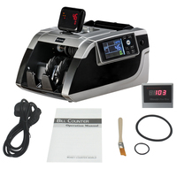 XD-1009 PKR IQD SYP USD EUR D'argent Multi Counter LCD Display 1MG/3MG CFA XOF Monnaie Comptage Machine