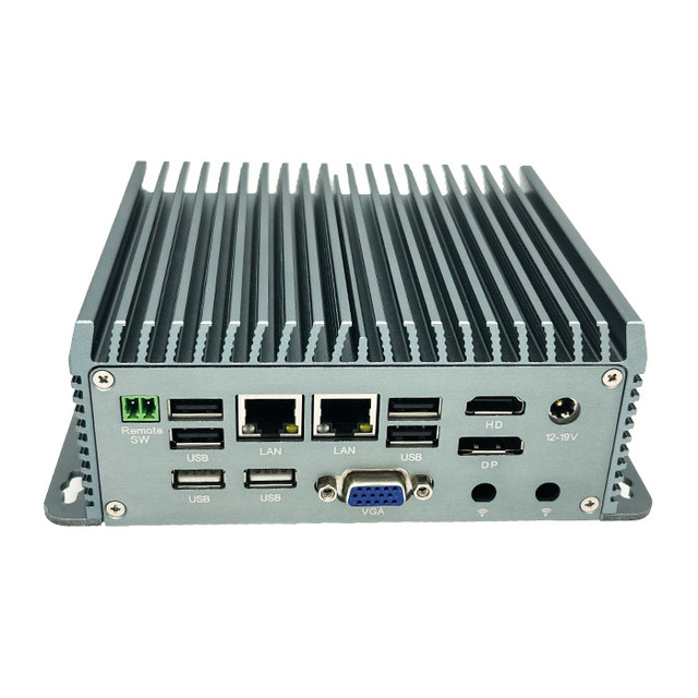 Fanless Industrial PC Compact Dual GbE LAN 6 USB 4 RS232 RS485 COM Intel AlderLake N97 CPU Mini PC Embedded Box PC
