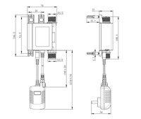 Robinet électrique sans contact à capteur, en acier inoxydable 304, à trou unique, prix abordable, pour sanitaires