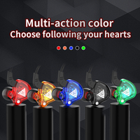 Headphone Berkabel Headphone Olahraga Lipat Suara Stereo Earphone Bass Dalam Hifi Headset Gaming Audio