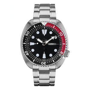 สายนาฬิกาสแตนเลสสตีลแข็งลายผีใส่ดำน้ำสามารถเล่นน้ำได้10บาร์ - Product Image 5