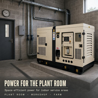 Generator Diesel Weichai 37.5kVA 30kW Silent Canopy Standby 3 Fasa DC Electric Start Forklift Base Mobile Genset