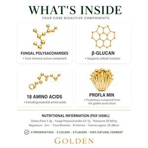 Extracto Doble de Hongo Dorado <span class=keywords><strong>Líquido</strong></span>, Concentrado de Polisacáridos del Cuerpo Fructífero, Grado Alimenticio, Venta al por Mayor a Granel - Product Image 4