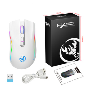 HXSJ T69 2,4G inalámbrico ergonómico juego de oficina ratón portátil ABS silencioso 2,4 GHz inalámbrico retroiluminado opción Popular para jugadores de ordenador - Product Image 3