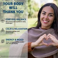 Complément anti-stress en vrac : Capsules de soutien du cortisol avec Ashwagandha et Magnésium pour l'équilibre de l'humeur et la relaxation – 60 unités