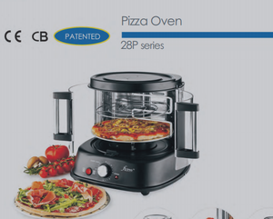 Offre Spéciale – <span class=keywords><strong>Four</strong></span> à Pizza Électrique Rond de 10 Pouces avec Plaque Profonde en Pierre Résistante à la <span class=keywords><strong>Chaleur</strong></span> – Modèle EPO-08R - Product Image 3