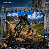 شاشة عرض LED P3.91 للإيجار بدقة 4K وتقنية HDR10 مقاومة للماء IP65 مقاس 500×500 مم للاستخدام الداخلي/الخارجي في حفلات الزفاف والحفلات الموسيقية والمعارض التجارية والفعاليات المسرحية