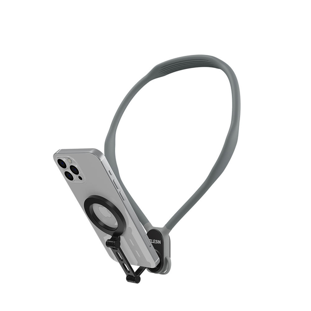 Hand Free Strong Magnetic Phone Neck Holder With Chest Stand Strap POV/Vlog Selfie Mount Lazy Bracket Multiple Functions