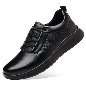 รองเท้าหนังวัวแท้สำหรับผู้ชาย ส้นเตี้ย ระบายอากาศได้ดี เหมาะสำหรับใส่ทำงานหรือลำลอง แบบผูกเชือก - Product Image 4