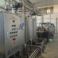 Machine de pasteurisation à plaque à haute température et à court cycle pour l'industrie laitière et jusique