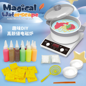 33 件套新颖仿真儿童手工制作魔法水精灵电磁炉火锅 DIY 套装 - Product Image 3