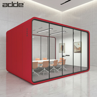 Cabine de réunion en verre, cabine de confidentialité pour bureau, salle de conférence insonorisée, cabine téléphonique, mobilier moderne
