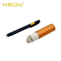 Crayon à craie pour tailleur avec recharges pour marquage sur tissu de machine à coudre, 2 stylos à craie et 20 recharges, fournitures de couture