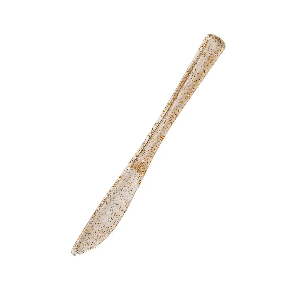 KD-K-195 High Fashion Golden Flash Party Besteck Plastik messer