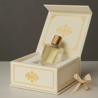 Boîte cadeau en carton haut de gamme personnalisée en usine avec couvercle, emballage de luxe pour parfum, avec logo personnalisé