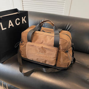 Bolsa de Viaje Multifuncional Ligera, de Gran Capacidad, para Viajes Cortos, Bolsa de Deporte Plegable de un Solo Hombro para Mujer - Product Image 2