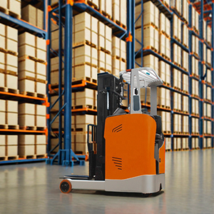 Về phía trước đạt đứng đầy đủ điện Pallet Stacker xe nâng - Product Image 4