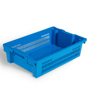 Bac <span class=keywords><strong>de</strong></span> boulangerie en plastique empilable et emboîtable 600x400x160mm, caisse <span class=keywords><strong>de</strong></span> rangement jetable, bac à <span class=keywords><strong>fruits</strong></span> et légumes, plateaux en plastique PP personnalisés - Product Image 2