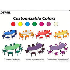 Ensemble table et chaises en forme de U pour la <span class=keywords><strong>maternelle</strong></span>, rouge, mobilier moderne pour enfants, pour <span class=keywords><strong>l</strong></span>'école <span class=keywords><strong>maternelle</strong></span> et la garderie - Product Image 4