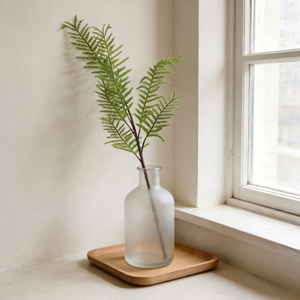 Piante di Felce Artificiale <span class=keywords><strong>in</strong></span> <span class=keywords><strong>Vaso</strong></span> di Vetro con Acqua Finta, Pianta di Felce Boston <span class=keywords><strong>in</strong></span> <span class=keywords><strong>Vaso</strong></span> per Scaffali, Scrivanie, Bagni, Arredamento Rustico - Product Image 4