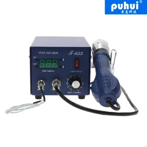 Envío T835/Soldadura BGA gratuita 110V/220V Estación de retrabajo infrarroja BGA a la vez <span class=keywords><strong>SMD</strong></span> Puhui WELDER y IRDA Desoldador - Product Image 2