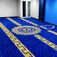 Tapis mural à motif turc traditionnel pour mosquée, tapis de prière musulman en rouleau, tapis durable pour mosquée et église