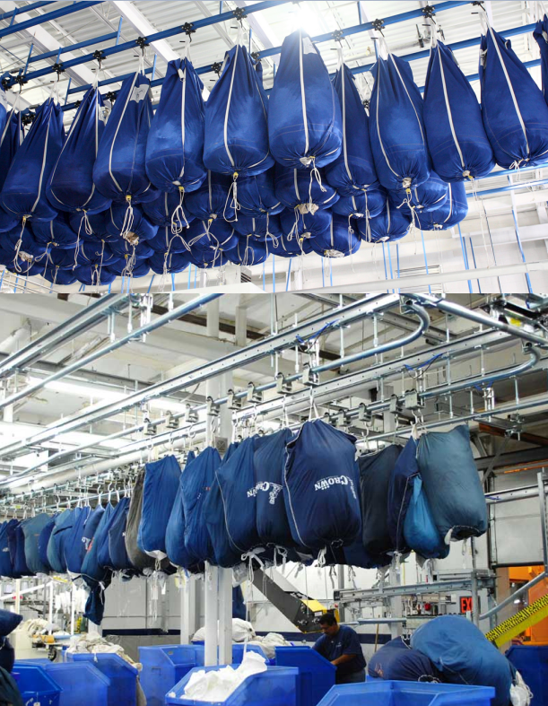 Industrial Heavy Duty Laundry Nylon Mesh Dryer Sling Bags Solutions