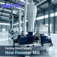 75kW Hochleistungs-Industriehammermühle CE-Zertifiziert für Holzspäne, Sägemehl & Landwirtschaftliche Biomasse-Rohmaterialien Perfekt