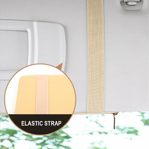 Автомобильный солнцезащитный козырек для хранения с несколькими карманами, аксессуары для салона автомобиля, очки, папка для хранения, сумка-держатель для ручек - Product Image 6