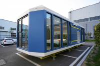 Maison capsule V7 de 35,64 m², maison préfabriquée en kit, 1 chambre, salon, pour maison d'hôtes
