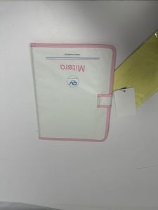 Portadocumenti portatile Vintage pagg Clear Page personale in tessuto medico include Record di gravidanza con pulsante di carta <span class=keywords><strong>scritta</strong></span> - Product Image 5